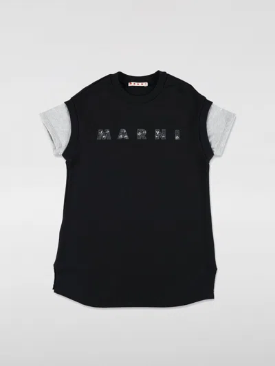 Marni Kids' Kleid  Kinder Farbe Schwarz