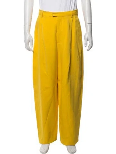 Pre-owned Marni Dress Pants In Yellow