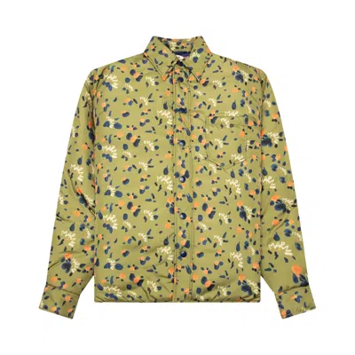 Pre-owned Marni Dripping Jacket 'leaf Green' | Men's Size 52