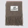 Marni Dual-tone Alpaca-mohair Blend Scarf By  In White