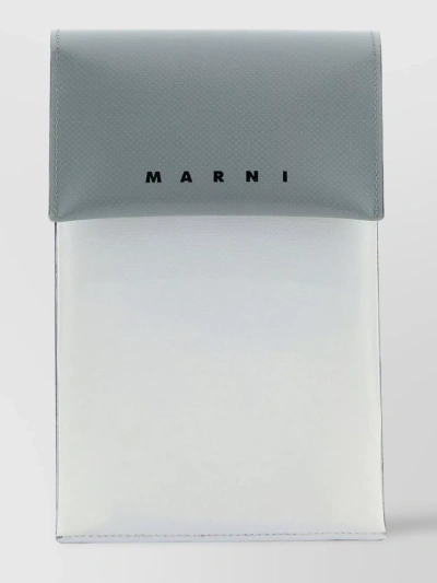 Marni Dual-tone Polyester Phone Case In White