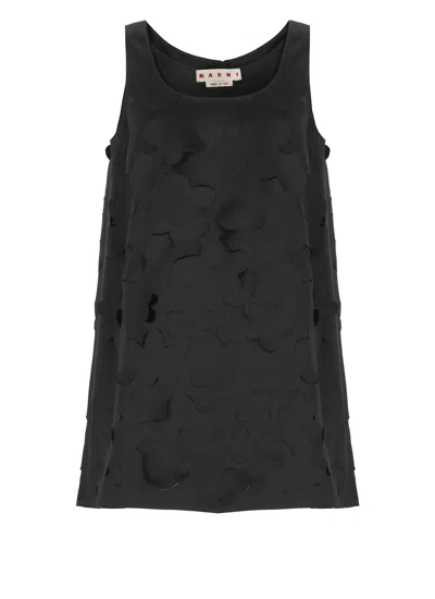 MARNI DUCHESSE CUT-OUT DRESS