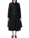 Marni Black Single-breasted Coats In Black