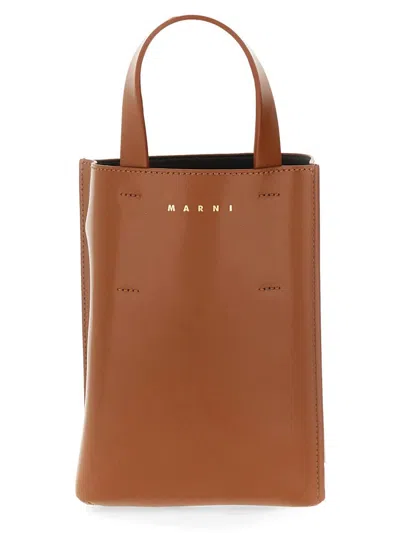 Marni Dwarf "museum" Bag In Buff