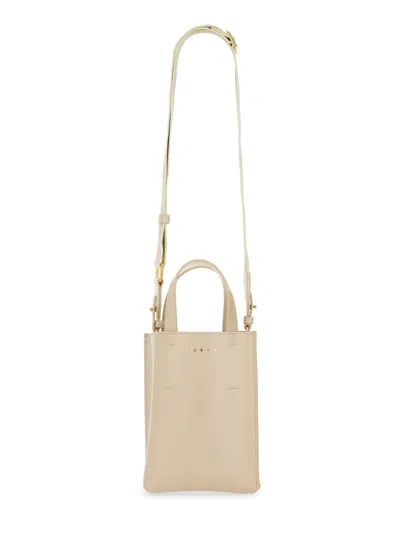 Marni Dwarf "museum" Bag In Sand
