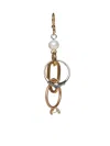 Marni Pearl And Pendant Earrings In Deep Gold