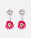 Marni Multicolor Floral Earrings In Multicolour
