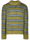 Marni Mens Acid Fuzzy Wuzzy Striped Wool-blend Jumper In Multi
