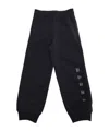 Marni Blue Pants With Logo On The Leg In Cotton Boy In Black
