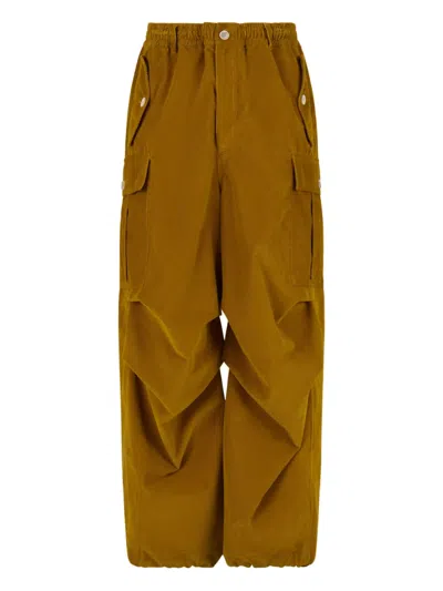 Marni Elasticated-waist Trousers In Brown