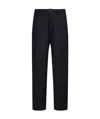 Marni Elasticated-waist Virgin Wool Trousers In Black