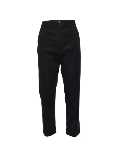 Pre-owned Marni Elasticated-waist Zip-fastening Trousers In Black
