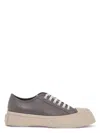 Marni Elegant Gray Calfskin Men's Sneakers In Grey