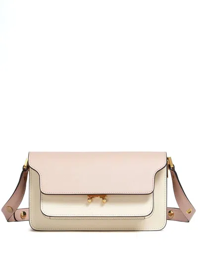 Marni Elegant Nude Shoulder Bag For Women By  For Ss23 In Neutral