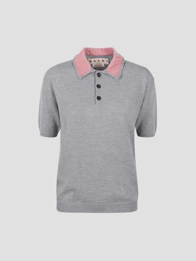 Marni Elegant Polo For Fw25 Season In Gray