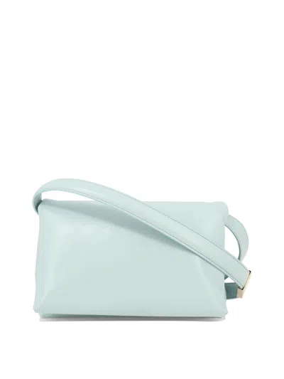 Marni Elegant White Shoulder Handbag For Women In Blue