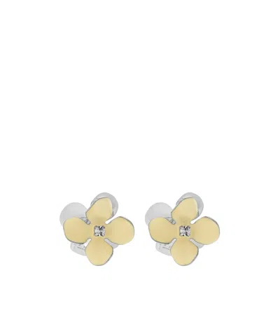 MARNI MARNI EMBELLISHED FLORAL MOTIF EARRINGS