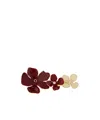 Marni Embellished Shimmering Brooch In Red