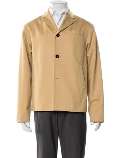 Pre-owned Marni Embroidered Accent Blazer In Yellow