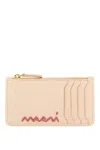 MARNI EMBROIDERED CARD HOLDER