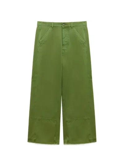 Marni Embroidered Carpenter Trousers In Multi