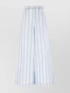 Marni Embroidered Cotton Poplin Wide-leg Trousers
