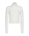 Marni Off-white Wool Cashmere Wrap Sweater In White