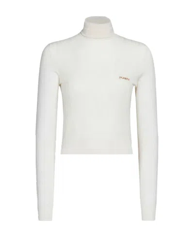 MARNI MARNI HIGH NECK LONG-SLEEVED JUMPER