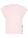 Marni Wool & Cashmere Knit Logo Vest In Pink
