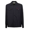 Marni Embroidered Logo Patch Shirt In Black