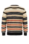 Marni Crew Neck Mohair Blend Sweater With Striped Pattern