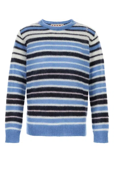 Marni Embroidered Mohair Blend Sweater