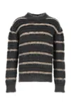 Marni Striped Wool Mohair Sweater In Multi