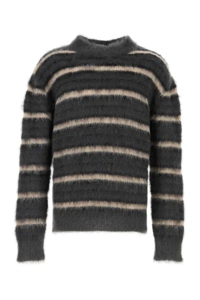 MARNI MARNI EMBROIDERED MOHAIR BLEND SWEATER