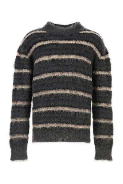 MARNI MARNI EMBROIDERED MOHAIR BLEND SWEATER