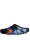 Marni Embroidered Mules In Multi