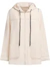 Marni Embroidered Parka Jacket In Neutrals