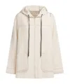 Marni Embroidered Parka Jacket In White