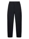 Marni Blue Tropical Wool Straight Leg Trousers