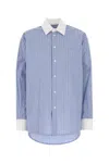 Marni Blue Striped Poplin Shirt