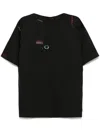 Marni Embroidered T-shirt In Black