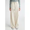 Marni Embroidered Wide Leg Jeans In Riw08 Bone