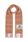 Marni Embroidered Wool Blend Scarf In Multi
