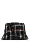 Marni Logo-embroidered Checked Bucket Hat