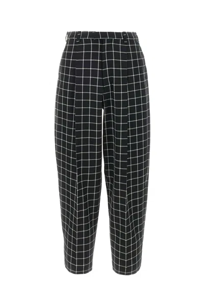 MARNI EMBROIDERED WOOL PANTS