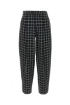 Marni Checked Tapered Trousers In Chn99