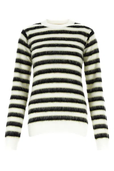 MARNI EMBROIDERED WOOL SWEATER