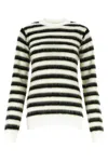Marni Striped Crewneck Pullover In Multicolor