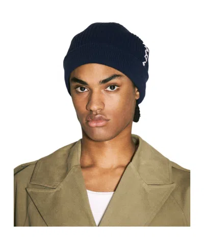 Marni Embroidery Logo Knitted Hat In Nude