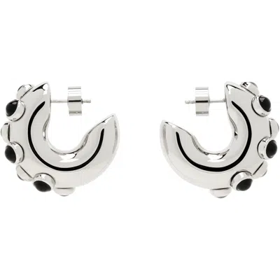 Marni Enameled Metal Earrings In Transparent